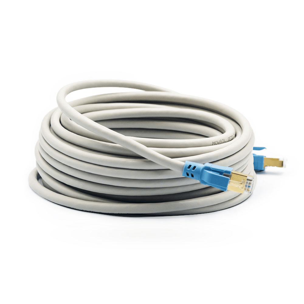 Mowsil Cat7 SFTP Cable 1Mtr, PVC with 1U gold plated, Braided OD : 6 mm | MOFT01 image