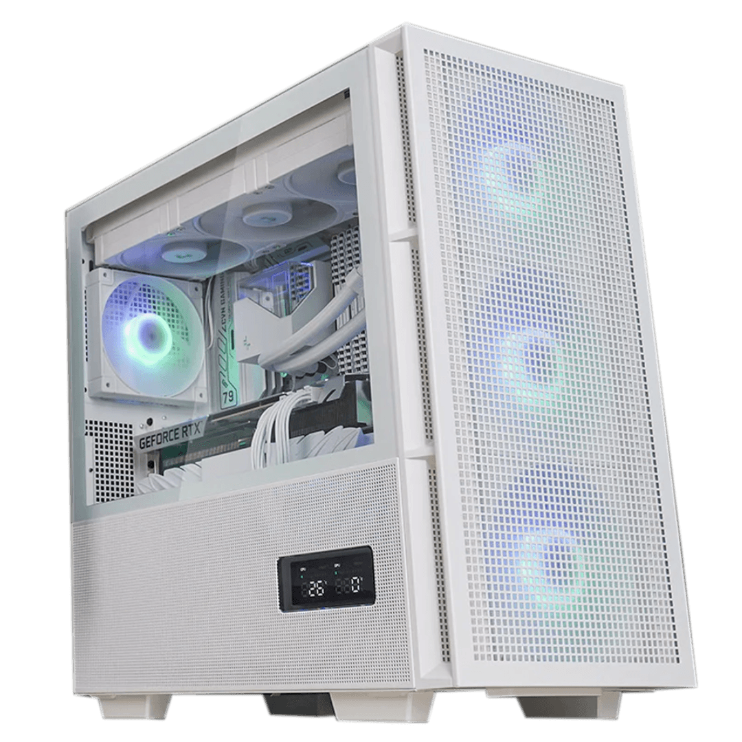 MSI Powered AMD 7800X3D X 5070 Gaming PC, AMD 7800X3D Ryzen 7, 5070 VENTUS 2X OC Edition 12GB, 32GB (2x16GB) 6000MTs, 1TB NVMe, 750W image