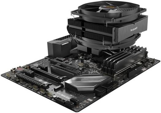 Be quiet! Be Quiet! Dark Rock TF 2 CPU Cooler, Silent Wings 3 & Silent Wings 135mm PWM Fan, 1400 RPM Fan Speed, Up to 101.09 CFM Airflow, 6x High-Performance 6mm Heat Pipes, Black | BK031 - product view 1 of 5