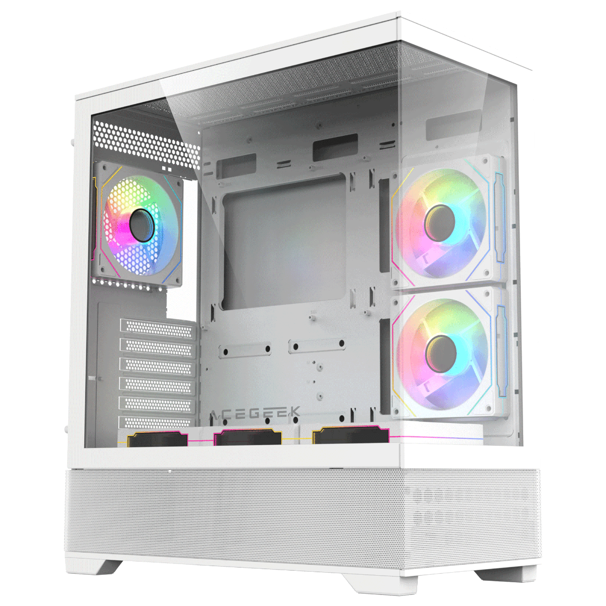  Premium White AMD Gaming PC: Ryzen 7 9800X3D + MSI RTX 5070 OC, 32GB DDR5, 2TB 990 Pro, 360mm AIO, WiFi 6E image