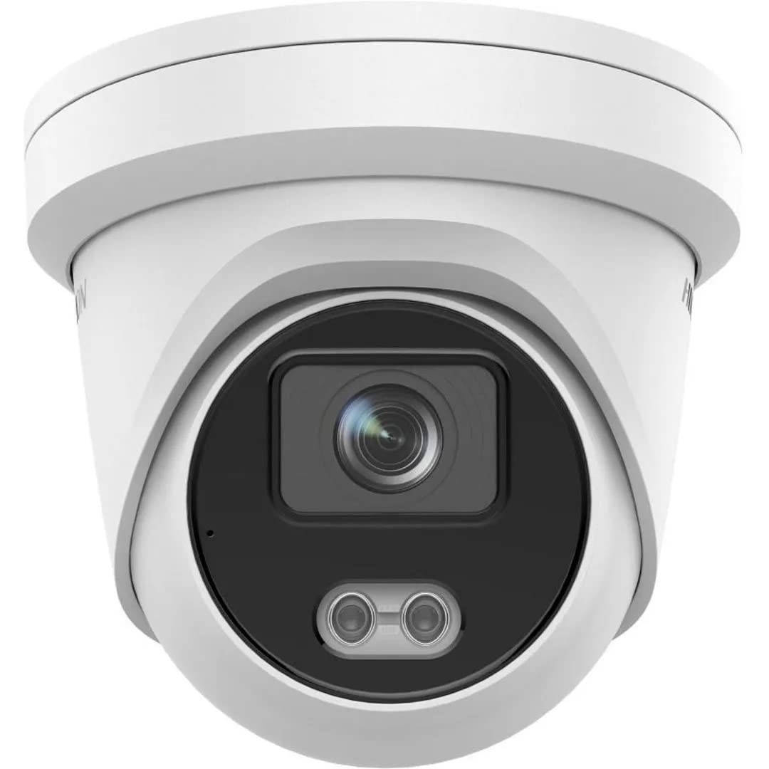 HIKVISION HIKVISION, DS-2CD2347G2-LU 4MP IP 247 Full Color 2.8mm PoE Turret Dome Camera IP67 IK10 H.265+ Built in Mic English Version Human Detection, Compatible with Hikvision NVR. - product view 1 of 1