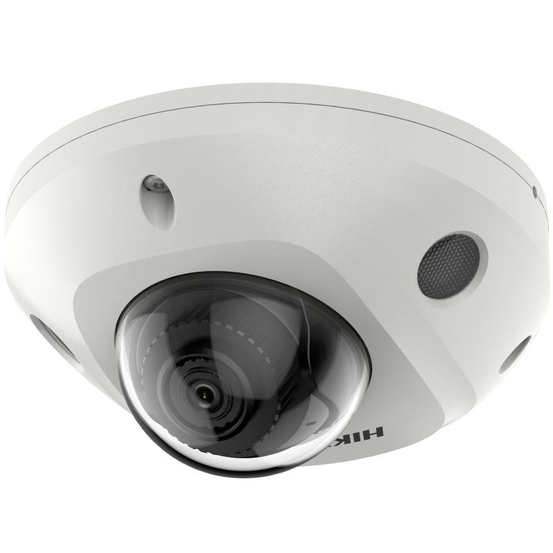 Hikvision DS-2CD2543G2-LIS2U  2.8MM 4 MP Acusense Smart Hybrid Light Fixed Mini Dome Network Camera, Smart Hybrid Light, Built-in arrayed-dual microphone, Up to 30 m image