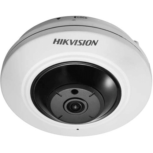 Hikvision DS-2CD2955FWD-IS 5MP Fisheye Network Dome Camera with Night Vision,  2560 ?? 1920, 180?? fisheye view,  Up to 8 m, wall and ceiling Mountable - product view 1 of 1