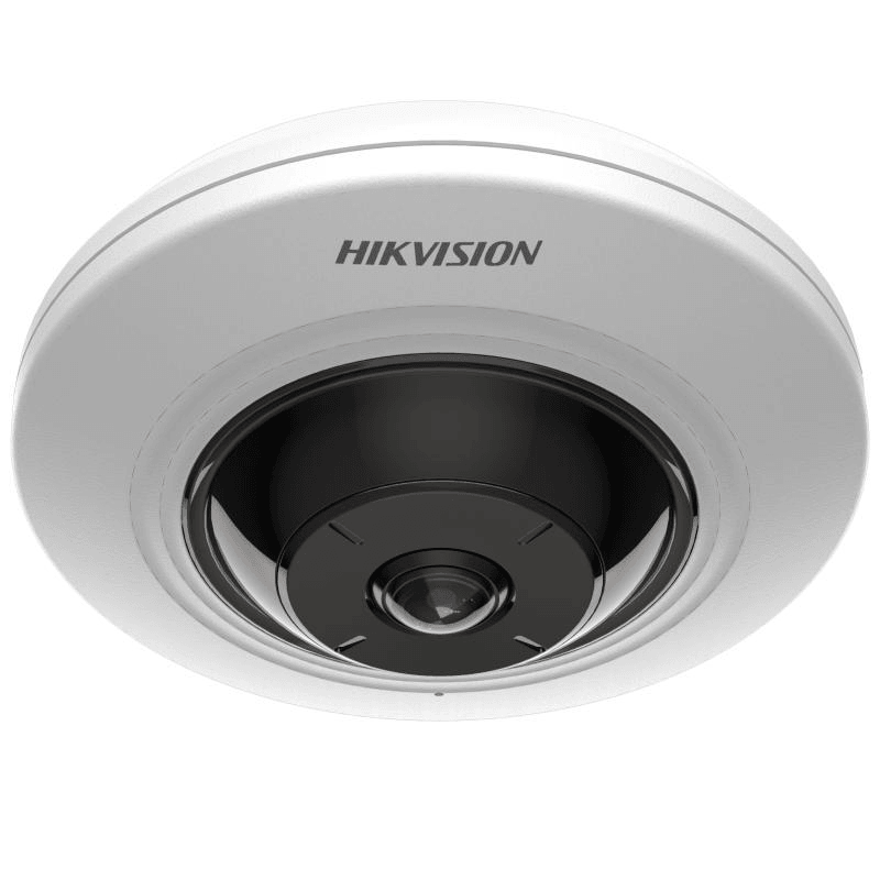 HIKVISION Hikvision DS-2CD2955G0-IS(U) 5 MP Fisheye Network Camera, 180?? fisheye view, Max Resol. 2560 ?? 1920, Up to 8 m IR Range, Smart Supplement Light, Audio and alarm interface available - product view 1 of 2