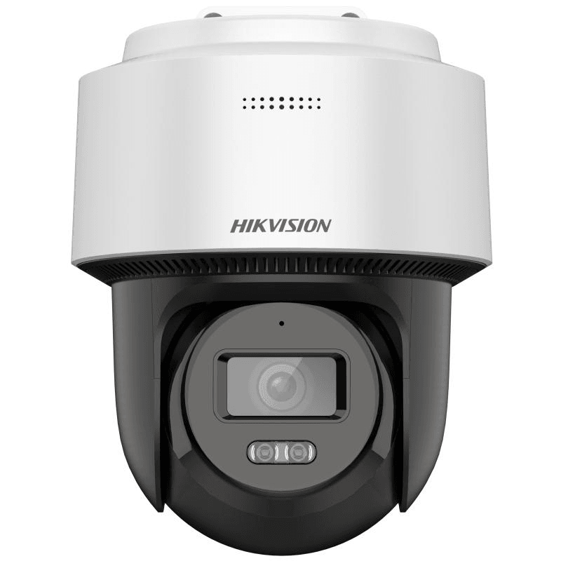 HIKVISION Hikvision DS-2DE2C400MWG-E 4 MP Smart Hybrid Light Mini PT Network Camera,  2.8 mm, 4 mm Focal Length, Smart Hybrid Light, Built-in microphone and speaker, Human Detection and Auto-tracking Lite, Built-in memory card slot, IP66 - product view 1 of 3