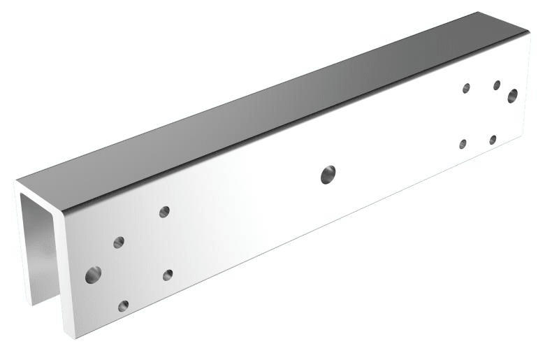 Hikvision DS-K4H255-U Accessary of Magnetic Lock, Lower edge frameless glass door(door thickness 9~12mm) image