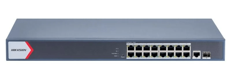 Hikvision DS-3E1518P-EI/M 16 Port Gigabit Smart POE Switch image