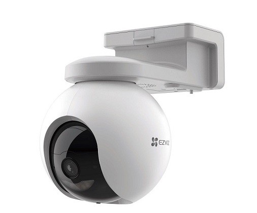 EZVIZ Ezviz CS-EB8 Pan & Tilt 4G Security Camera, 1/2.8 3MP Progressive Scan CMOS Sensor, Pan 340, Tilt 65, 3D DNR, IR 15m Night Vision Distance, White | CS-EB8 - product view 1 of 3