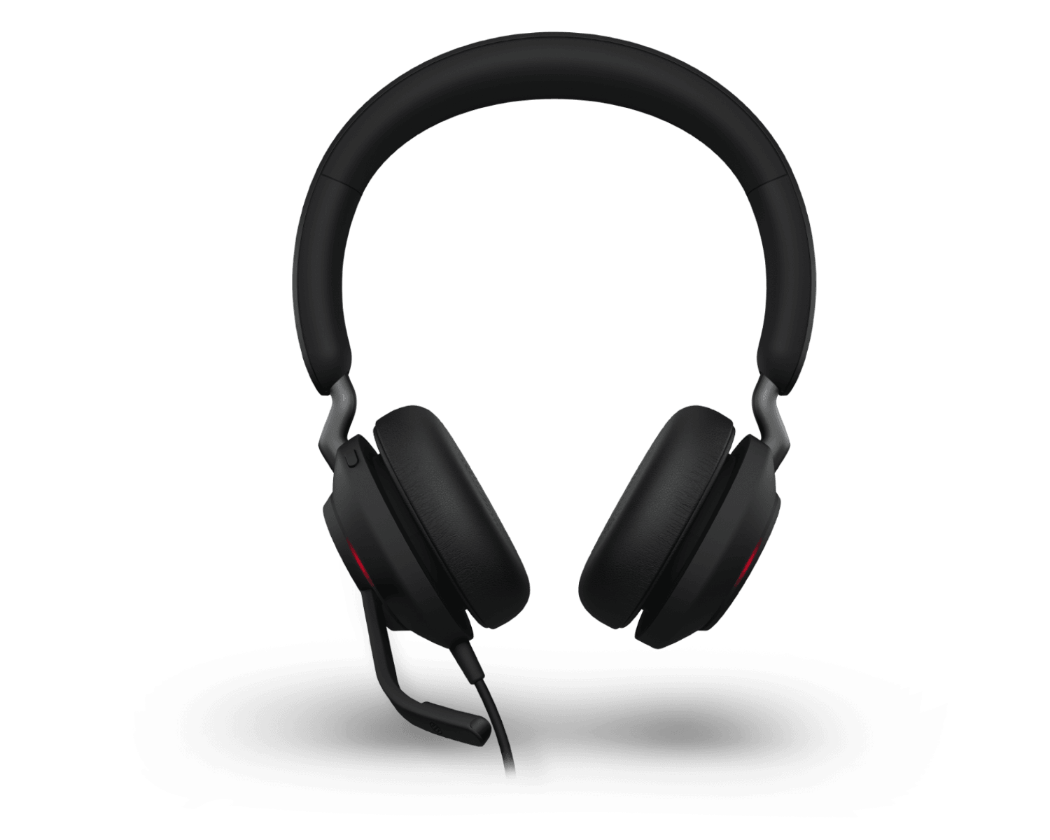 Jabra Evolve2 40 SE UC Stereo Wired Headset, 40mm Audio Driver, 360° Busylight, Passive Noise Cancellation, Memory Foam Ear Cushions, USB-A Connectivity, 4ft Cable Length, Black | 24189-989-999 image