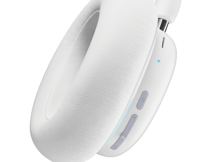 Logitech Logitech G735 Wireless Gaming Headset, 40mm Audio Drivers, 16 Hours Gaming Battery, 20 Meters Range, USB-C Charging Port, 38 Ohms Impedance, Dolby Atmos+ Windows Sonic, White | 981-001083 - product view 1 of 5