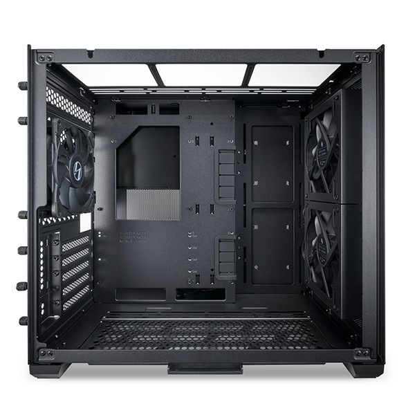 LIAN LI Lian Li O11 Air Mini ATX Mini Tower Computer Case, Tempered Glass, Radiator Support Up to 280mm, 5/7 Expansion Slots, Front 2x140mm PWM Fan, Aluminum Panel, Black | G99.O11AMX.00 - product view 1 of 5