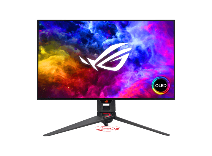 ASUS ROG Swift OLED PG27AQDM Gaming Monitor, 27" QHD 240Hz OLED Display, 0.03ms Response Time, 10 bit Colors, FreeSync Premium & G-SYNC , 2xHDMI V2, 1x DP 1.4, 2x USB 3.2 Gen 1, 3 Year Warranty | 90LM08Q0-B01A70 image