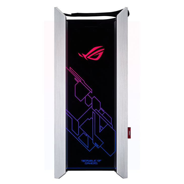 Asus ASUS ROG Strix Helios GX601 White Edition RGB Mid-Tower E-ATX Gaming Case, 3 x Tempered Glass, Aluminum Frame, GPU Braces | 90DC0023-B39000 - product view 1 of 5