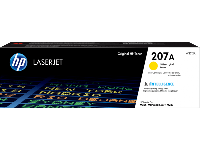 Hp HP 207A Yellow Original LaserJet Toner Cartridge | W2212A - product view 1 of 1