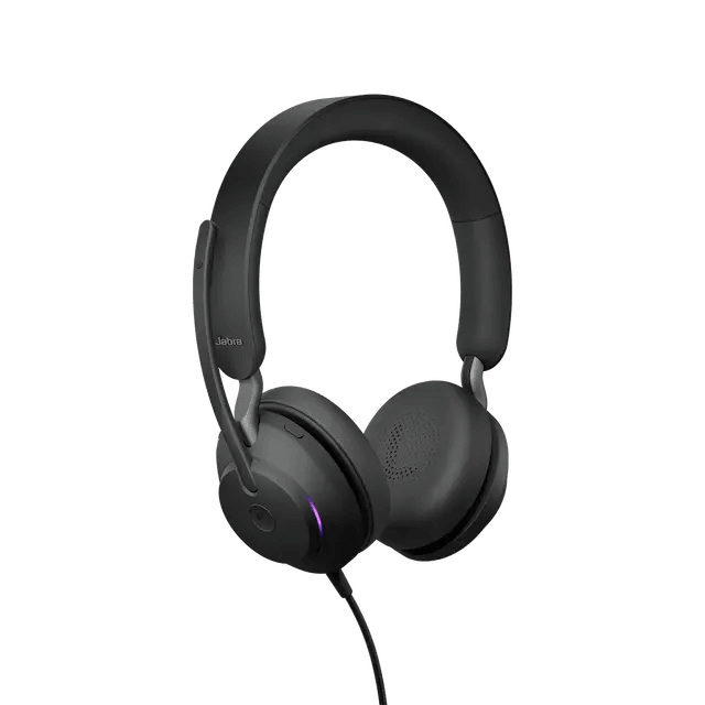 Jabra Evolve2 40 SE USB-C Wired Headset, MS Stereo, On-ear headband, 3 Digital MEMS Microphone, Busylight | 24189-999-899 image