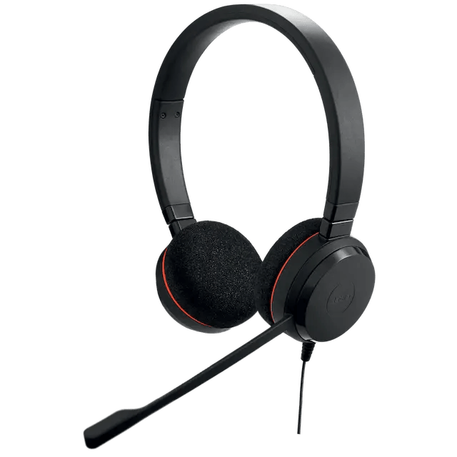 Jabra Evolve 20 USB-C/A MS Stereo Professional Headset, Call control unit for managing calls easily, Flexible connectivity via USBC/A | 4999-823-169 image