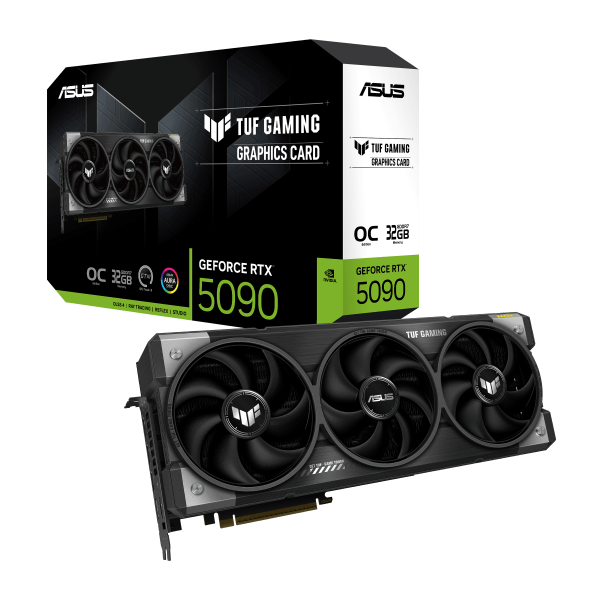 ASUS TUF Gaming GeForce RTX 5090 32GB GDDR7 OC Edition TUF-RTX5090-O32G-GAMING PCI-Express 5.0 DLSS 4.0 Graphics Card | 90YV0LY0-M0NA00 image