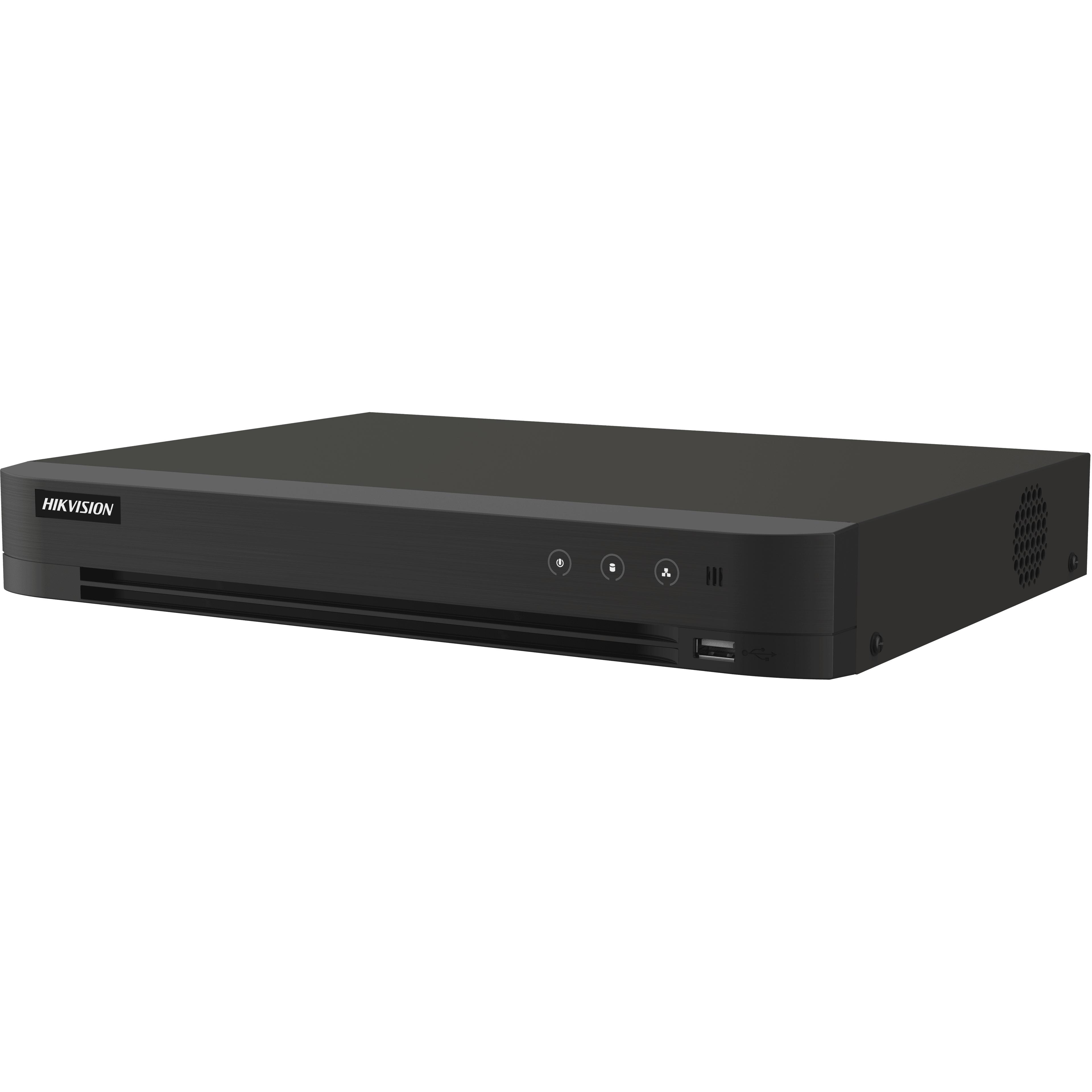 Hikvision iDS-7216HQHI-M1/XT 16 Channel 1080p 1U H.265 AcuSense DVR, Supports 3K/5MP Analogue Camera, Support  Two-Way Audio Technology image