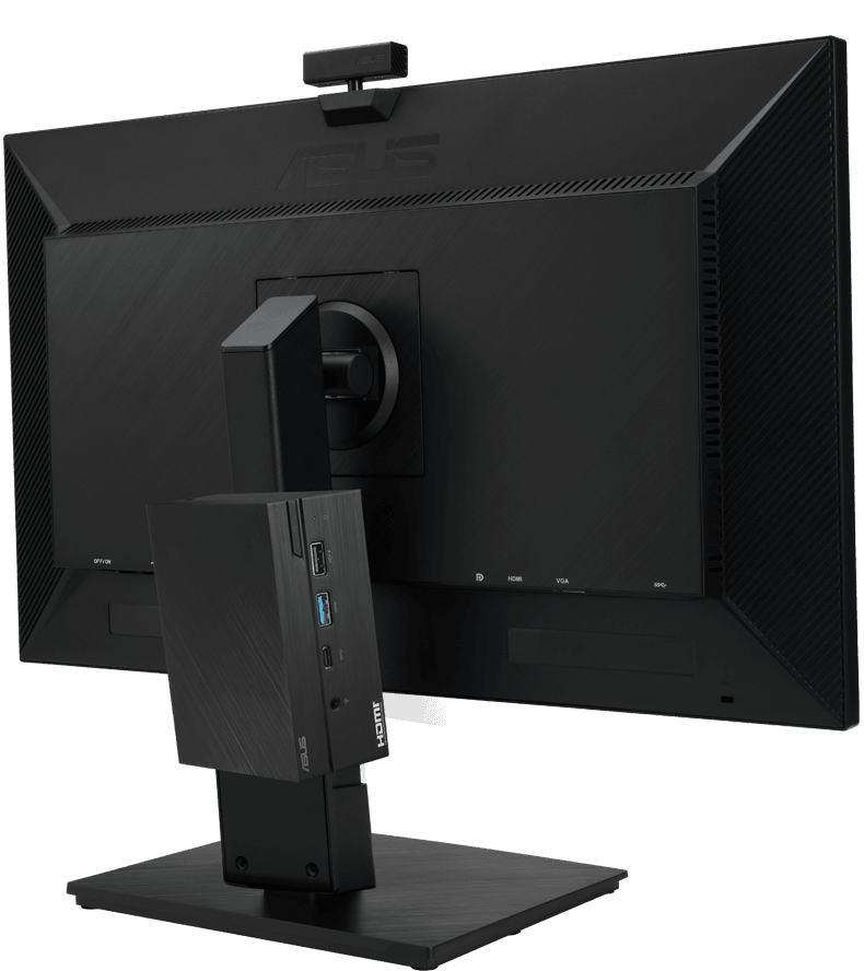 Asus ASUS BE279QSK Video Conferencing Monitor - 27 inch, Full HD, IPS, Frameless, Full HD Webcam, Mic Array, Stereo Speakers, Height Adjustable, Ergonomic Design, HDMI, Eye Care, Low Blue Light, Flicker Free, Wall Mountable - product view 1 of 8