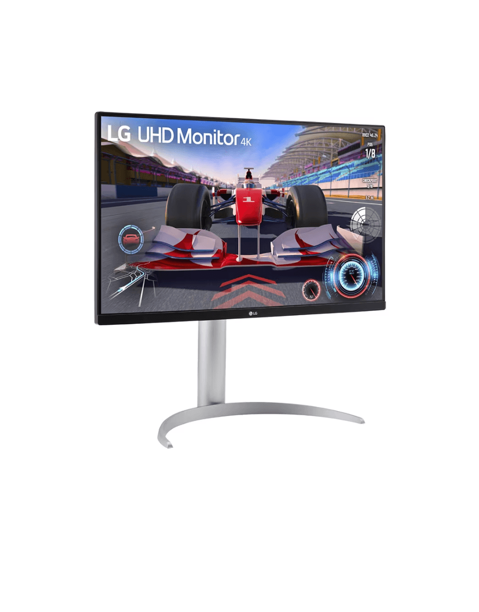 LG LG 27-Inch VA UHD 4K 144Hz HDR Gaming Monitor With Speaker,HDMI 2.1,DisplayPort,USB-C,USB,White-27UQ750 | 27UQ750-W - product view 1 of 6