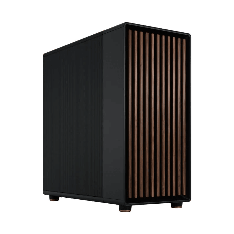 Fractal Design Fractal North XL Charcoal Black Mesh Gaming Case, Full mesh side panel, 3x Pre Installed 140 mm fan, 4x Drive mounts, 7x Expansion slots, Motherboard Supports Upto E-ATX  | FD-C-NOR1X-01 - product view 1 of 13