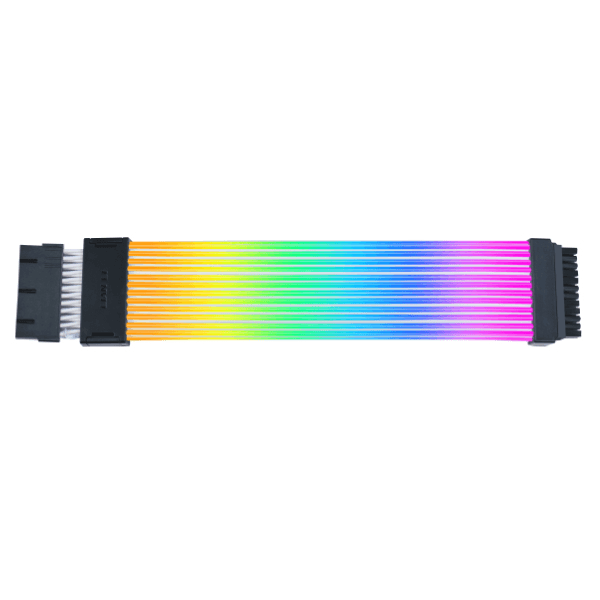 Lian Li Strimer Wireless 24-PIN Controller Included, 260mm, 12 Light Guides, 132 LEDs, Black | PW24-1W-T image