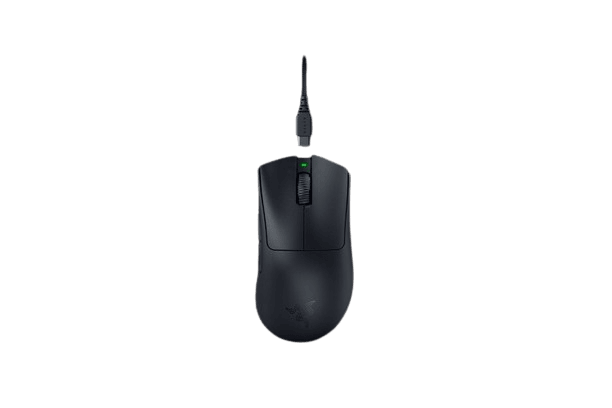 Razer DeathAdder V3 Pro 8000 Hz Ultra-lightweight Wireless Ergonomic Esports Mouse, 30000 (DPI), 750 (Max IPS), 90-million Clicks, smooth-Touch, Black | RZ01-04630300-R3WL image