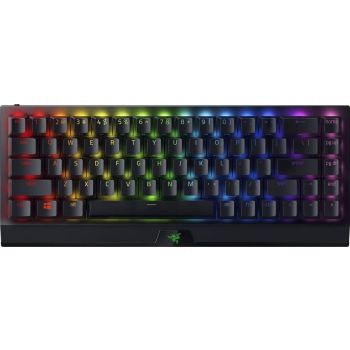 RAZER Razer BlackWidow V3 Mini HyperSpeed Phantom Edition 65% Wireless Mechanical Gaming Keyboard, Yellow Mechanical Switches, RGB Customizable Backlighting, US Layout, Black | RZ03-03891900-R3M1 - product view 1 of 6
