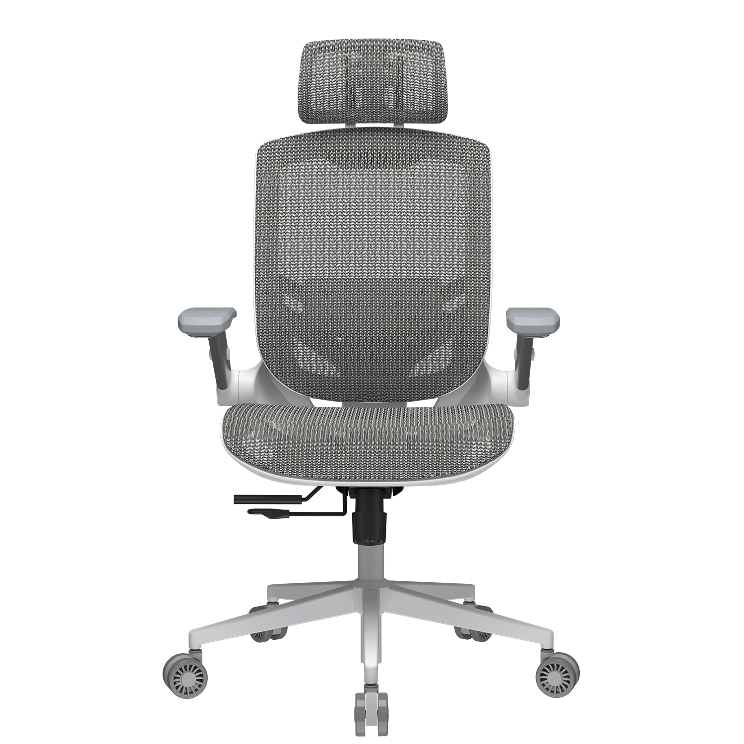 COUGAR SPEEDER ONE White Ergonomic Gaming Chair, Mesh Fabric, 2D Folding Armrests, 3D Headrest Adjustment, Seat Adjustment | 3MSPOWHW.0001 image