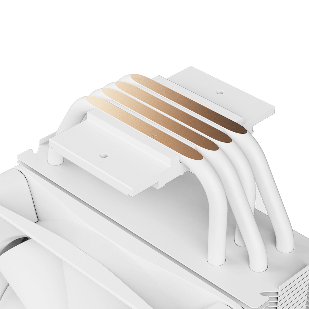 NZXT T120 CPU Air Cooler, 4 Conductive Copper Heat Pipes, 120mm F120 Fan, 27.5dBA Noise, 4-Pin PWM Connector | RC-TN120-W1 image