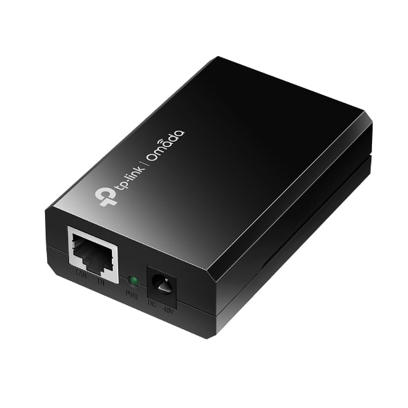 tp-link POE150S (TL-POE150S) Omada PoE Injector, Gigabit speed support, Plug-and-Play, no configuration required image