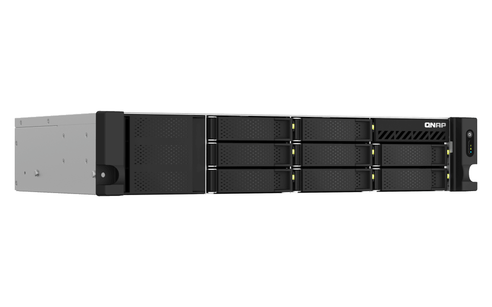 QNAP TS-873AEU-4G (RYZEN 2.2GHZ, 4GB RAM, 8XSATA, 2X2.5GBE, 1XPCIE, 2XM.2 SLOTS, SHALLOW DEPTH)  | TS-873AeU-4G image