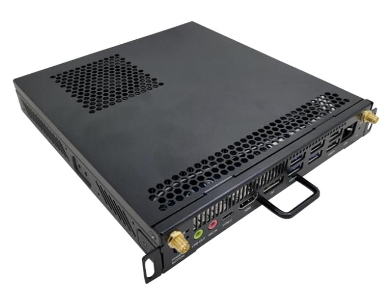 Hikvision DS-D5AC12T5-8S2 OPS Module, Intel UHD Graphics 750, support 4K resolution, Support M.2 nvme, 4 USB 3.0 ports, 2 USB2.0 ports, 1 HDMI port, 1 DP interface1 Type-C port, TPM 2.0, Wi-Fi IEEE 802.11 a/b/g/n/ac/ax (Wi-Fi 6) image