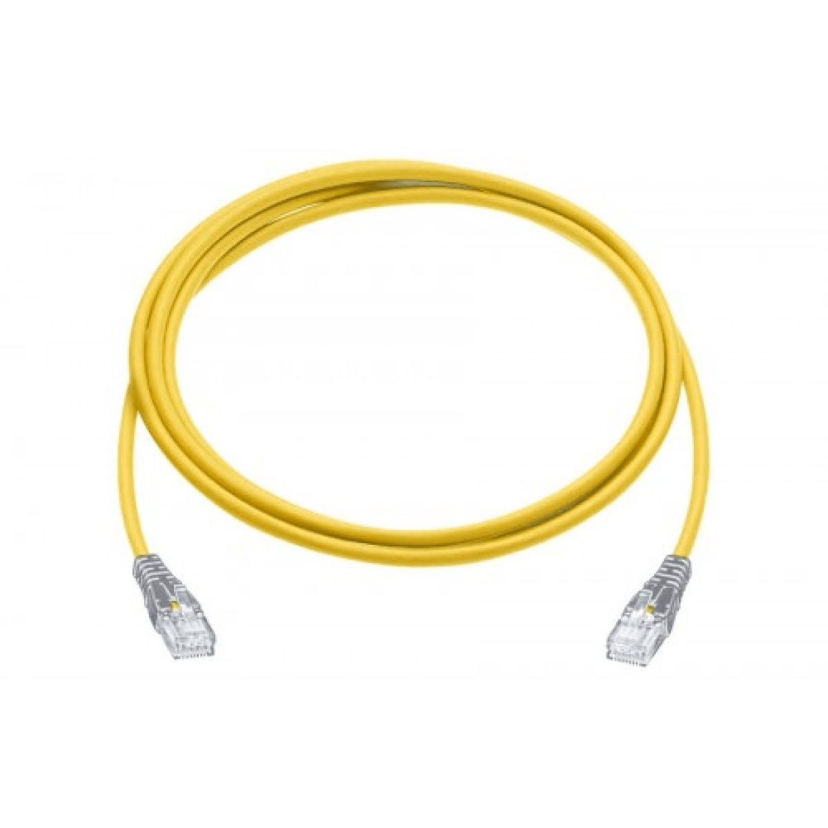 D-link D-Link Cat6 UTP Patch Cord, 4 Pairs Unshielded Twisted Pair (UTP) Cable, Bare Copper, Bare Copper, 24 AWG Conductor, HD-PE, PVC UL94V-0, Gold plated-Yellow  2 Meter | NCB-C6UYELR1-2 - product view 1 of 1