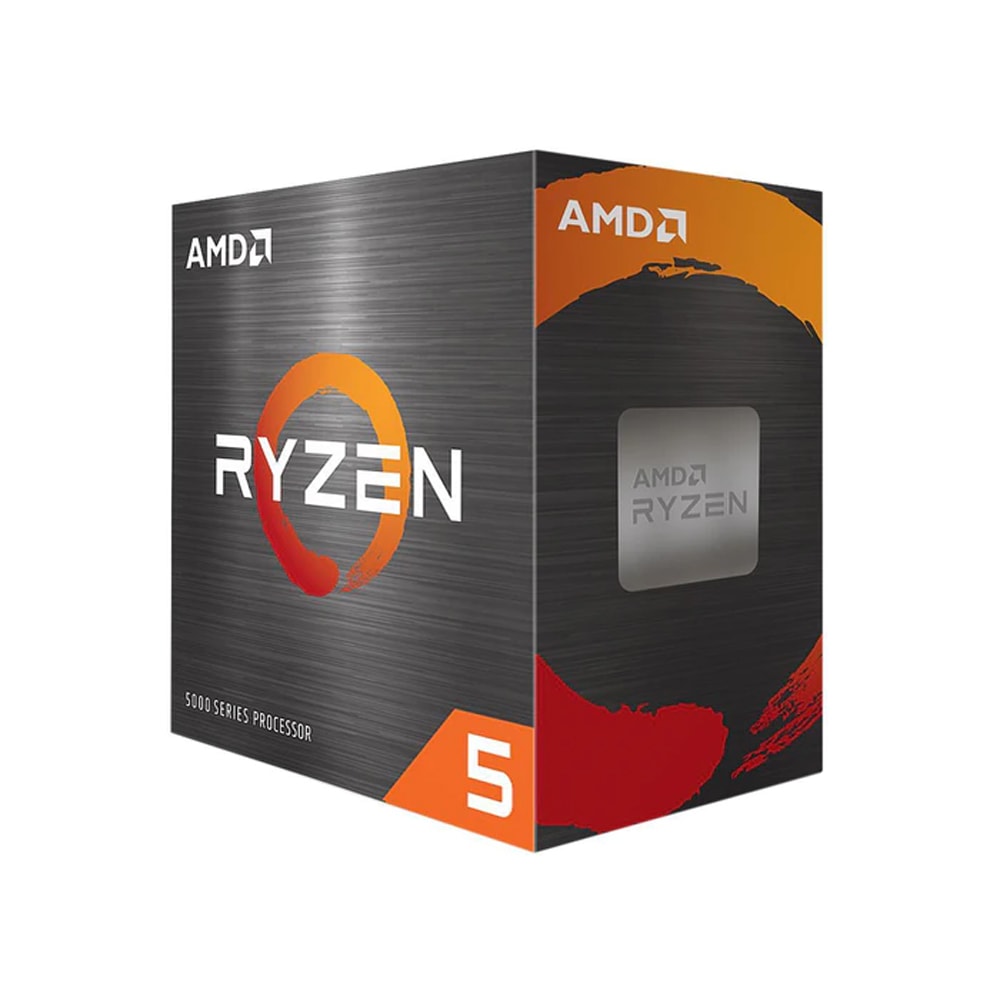 AMD Ryzen 5 5600X Desktop Processor, 4.6GHz (Max Boost Clock) & 3.7GHz (Base Clock), 6-Core, AM4, 12 Threads, TSMC 7nm FinFET | 100-100000065BOX image