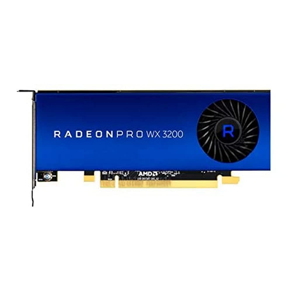 AMD Radeon Pro WX 3200 4GB GDDR5 Graphics Card with 4 Mini DP Ports | 100-506115 image