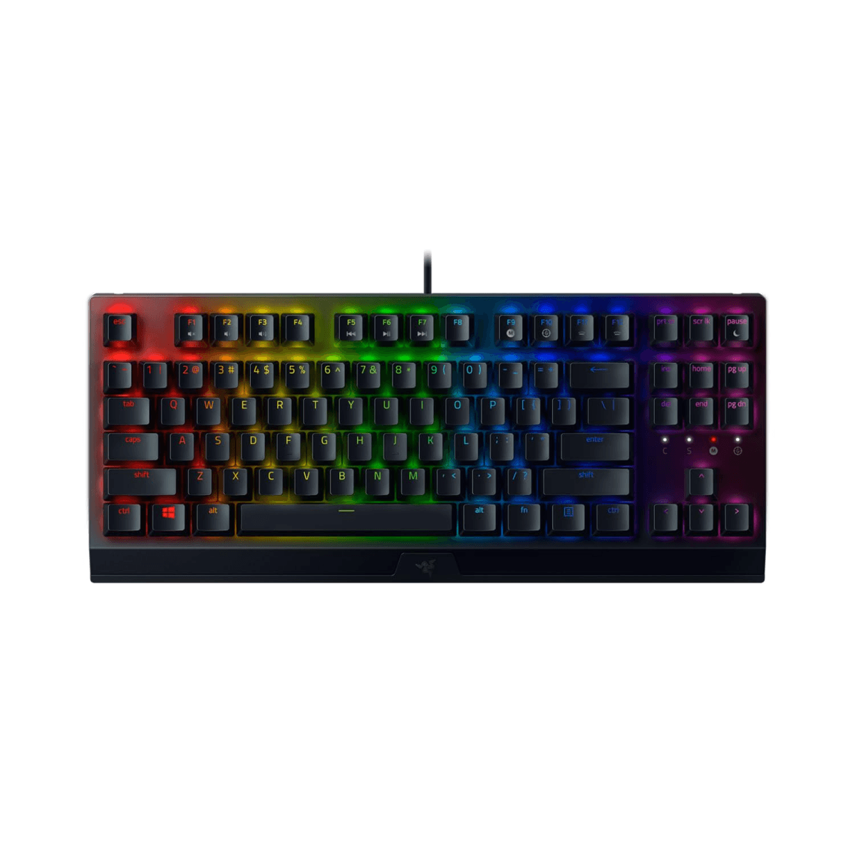 Razer BlackWidow V3 Tenkeyless  Green Switch ??? US Compact Mechanical keyboard with Razer Chroma RGB | RZ03-03490200-R3U1 image