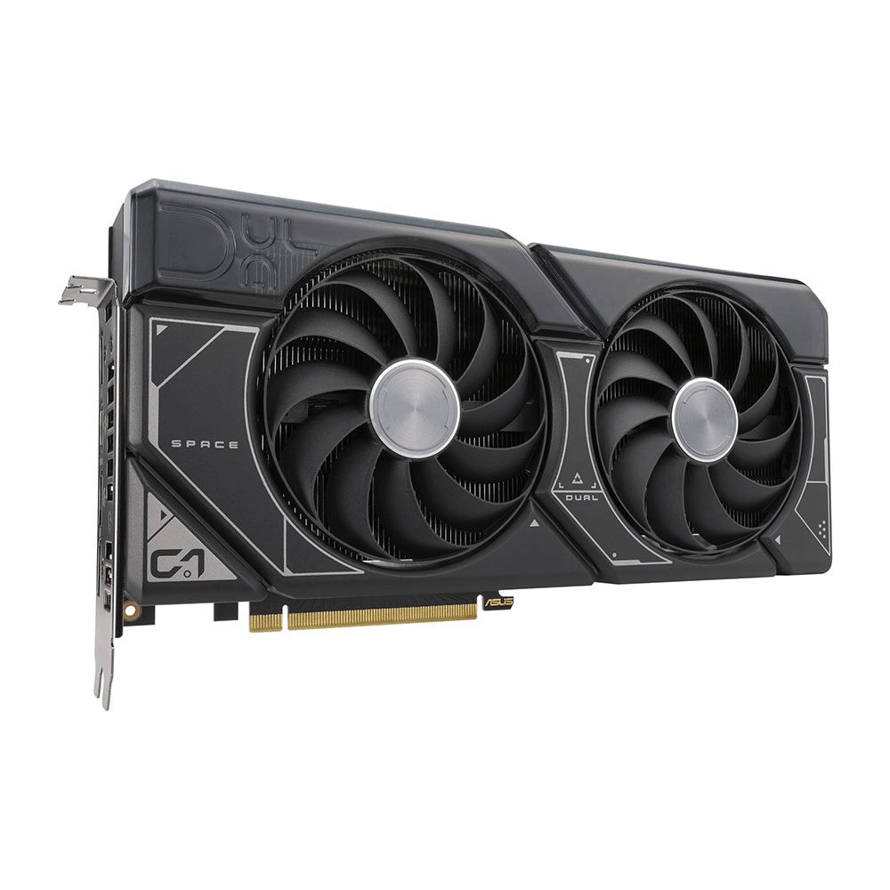 ASUS Dual GeForce RTX 4070 OC Edition Graphics Card, 12GB GDDR6X 192-bit Memory, 2520 MHz Engine Clock, 5888 CUDA Cores, 21 Gbps Memory Speed, PCI Express 4.0, 1x HDMI / 3xDP | 90YV0IZ2-M0NA00 image