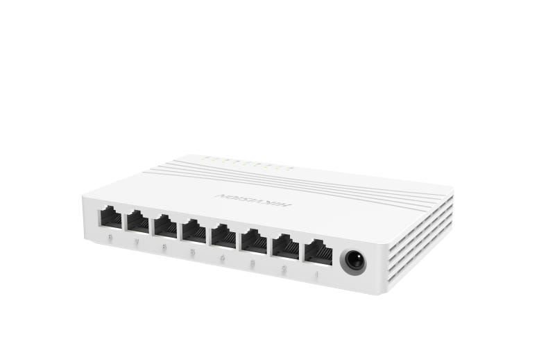 Hikvision DS-3E0508D-E 8 Port Gigabit Unmanaged Desktop Switch, 8x 10/100/1000 Mbps Ethernet Ports image