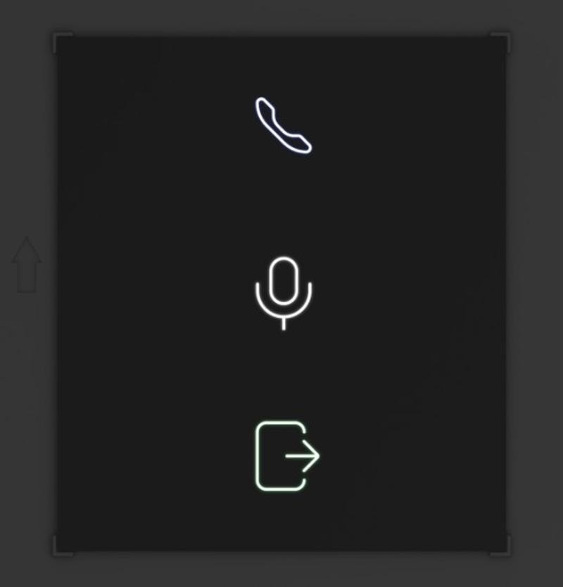 Hikvision DS-KD-IN KD8 Series Pro Modular Door Station Indicator Module, Rich device status indication: call, door open and two-way audio image