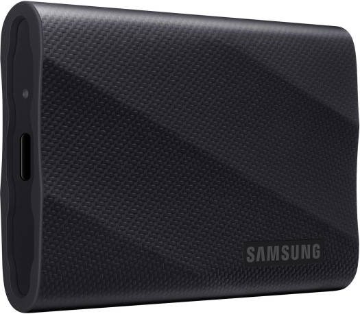 SAMSUNG 4TB T9 USB-C 3.2 Gen 2x2 Portable SSD, Up to 2000 MB/s Sequential Read Speed & 2000 MB/s Seq Write Speed, PCIe NVMe Technology, 256-Bit AES, Universal Compatibility, Black | MU-PG4T0B/WW image