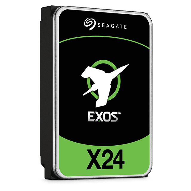 Seagate Exos X24 SATA 24TB EXOS 6Gb/S 3.5" Enterprise Hard Drive, 24TB Capacity, 7200RPM  Spindle Speed, 512MB Cache, 2,500,000 Hours MTBF| ST24000NM002H image