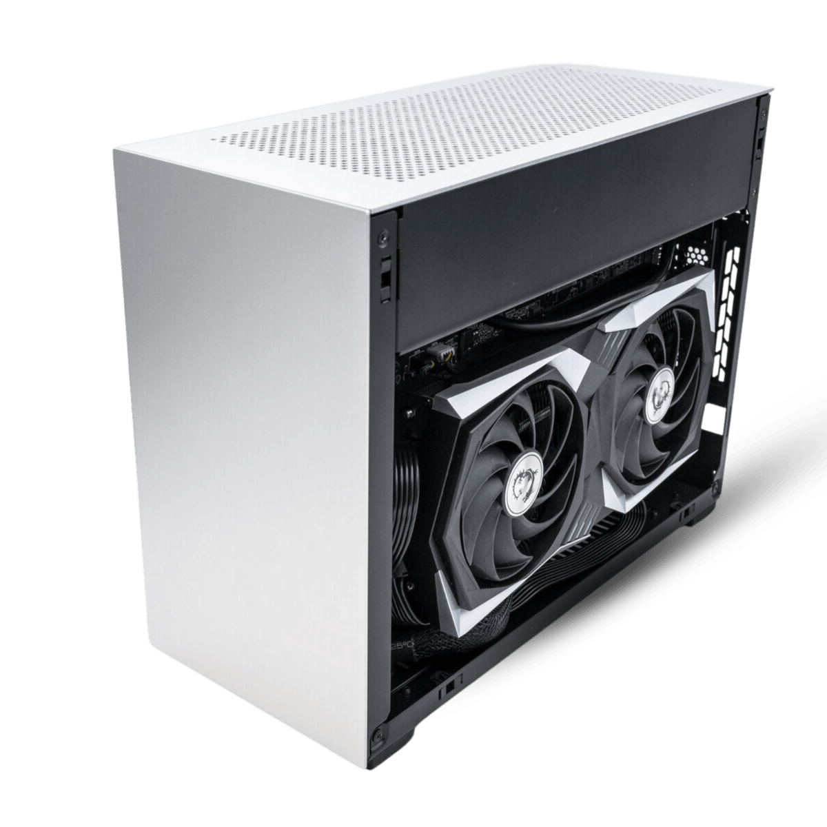 Lian Li A4 Mini Gaming PC, CORE I9-14900K 14th Gen, Noctua RTX4080 SUPER 16GB GDDR6X, 64GB DDR5 RGB 6200MHZ 2x32 RAM, 4TB NVME SSD, AIO Cooler, WiFi+BT image