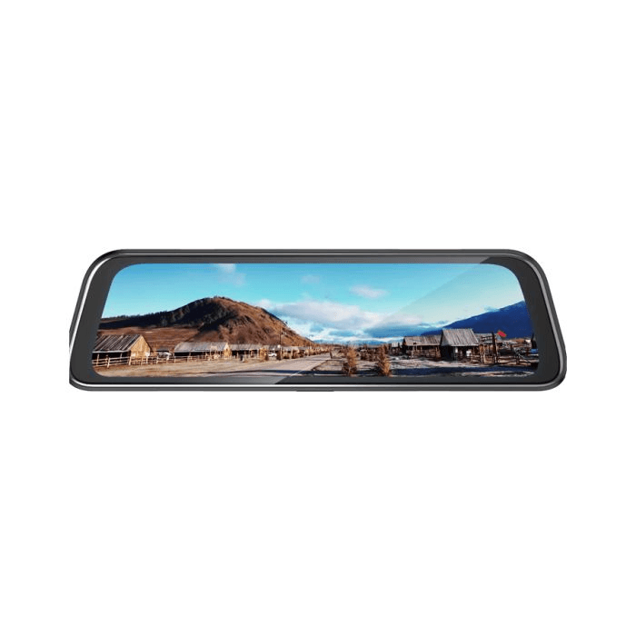 Hikvision N6Pro Full HD Rearview Mirror Car Dash Camera, Dual way solution, 1440P high resolution(Main Camera) and 1080P(Rear Camera), 12.27 inch touch screen, Reversing assistance, Dash Cam image