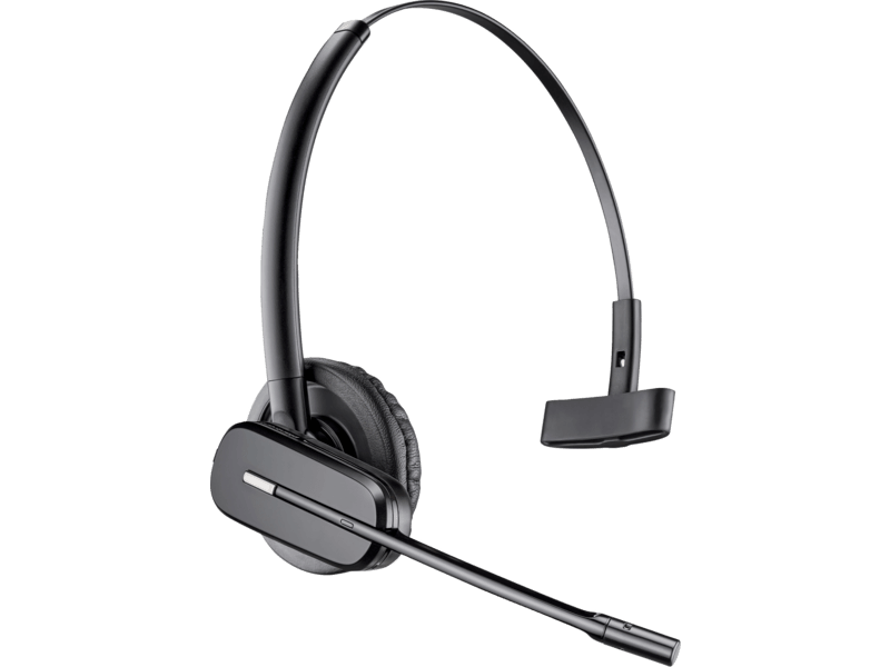 HP Poly CS540A Wireless Headset with handset lifter, Up to 7 hours (talk time), Noise cancelling Microphone, Convertible Design 3x wearing Options over-the-ear, over-the-head, behind-the-head, Black | 8R706AA#ABB image