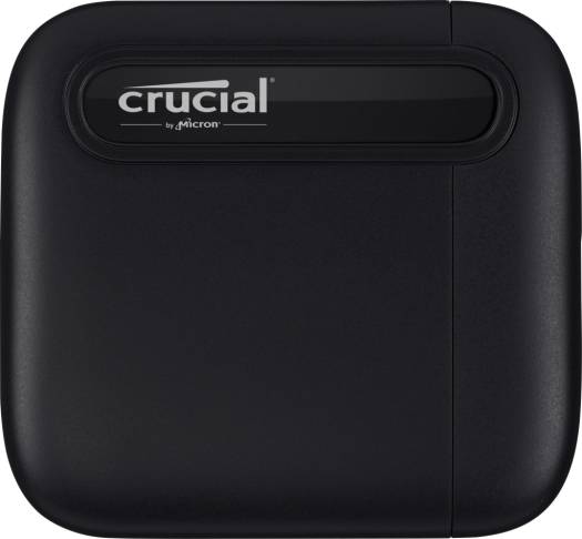 Crucial X6 2TB Portable External SSD, Up to 540MB/s Sequential Read, USB 3.2 Gen-2 (10Gb/s) Interface, Black | CT2000X6SSD9 image