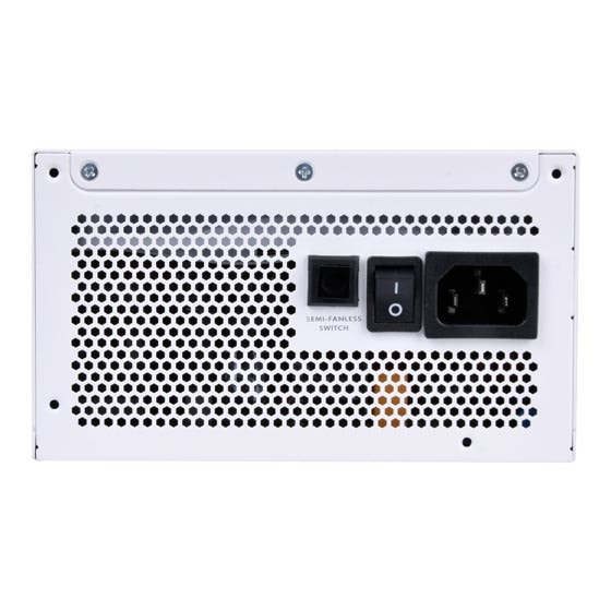 SILVERSTONE DA1000R 1000W WHITE CYBENETICS GOLD POWER SUPPLY ,ATX 3.0, PCIE 5.0, FULL MODULAR, SST-DA1000R-GM-WWW image