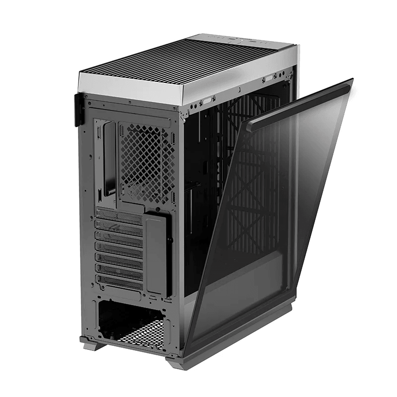DeepCool CL500 ADD-RGB 4F Mid-Tower ATX Case, Magnetic Side Panel with Tempered Glass with 120mm 4 A-RGB Fans, 5x Drive Bays, 7x Expansion Slots, Motherboard Supports Up to ATX, Black & Gray | R-CL500-BKNMA4N-A-1 image