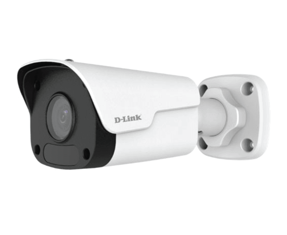 D-Link 4MP Fixed Network Bullet Camera, 1/3" 4 MP Progressive Scan CMOS sensor, Fixed Lens 3.6mm, Ultra H.265, 10/100 Mbps PoE Port, Smart IR Range 30m, IP67 | DCS-F5704/D image