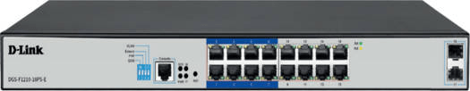 D-Link Layer 2 Gigabit Managed Long Range PoE+ Surveillance Switch   16 PORT  GIGABYTE POE SWITCH | DGS-F1210-18PS-E image